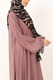 Zebra Rose Print Chiffon Hijab