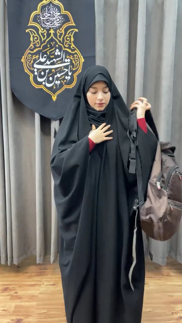 Elegant Irani Chadar - Front Buttons