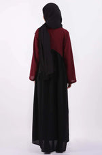 Load image into Gallery viewer, Color Block Gather Abaya