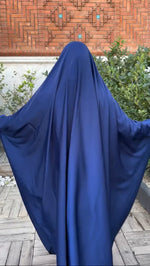 Load image into Gallery viewer, Blue Irani Sleeves Chadar - Nida Matte Fabric