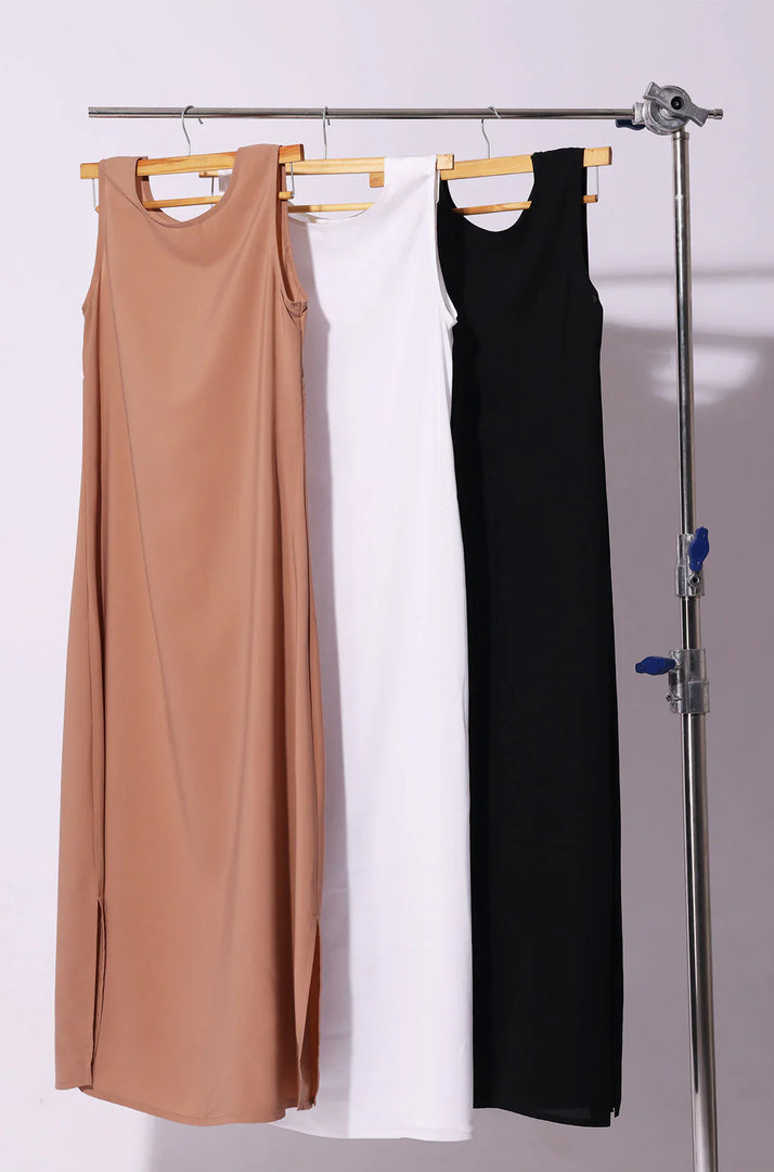 Essential Sleeveless Inner Slip Dress – 3 Colors