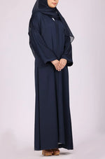 Load image into Gallery viewer, Navy Blue Zoom Abaya