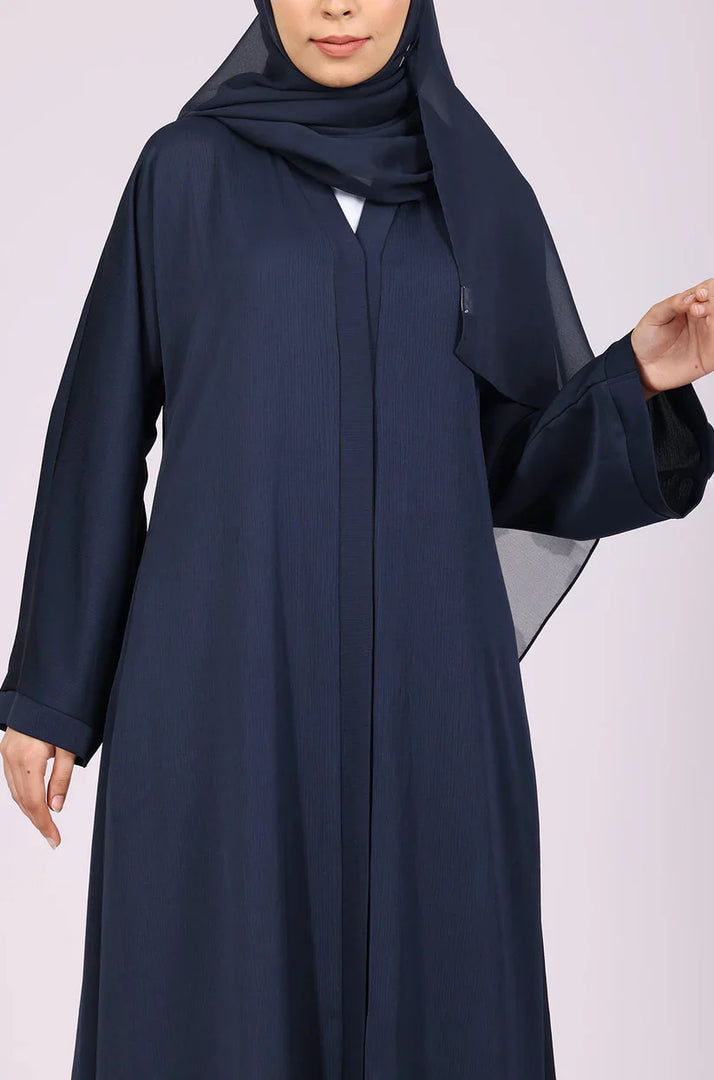 Navy Blue Zoom Abaya