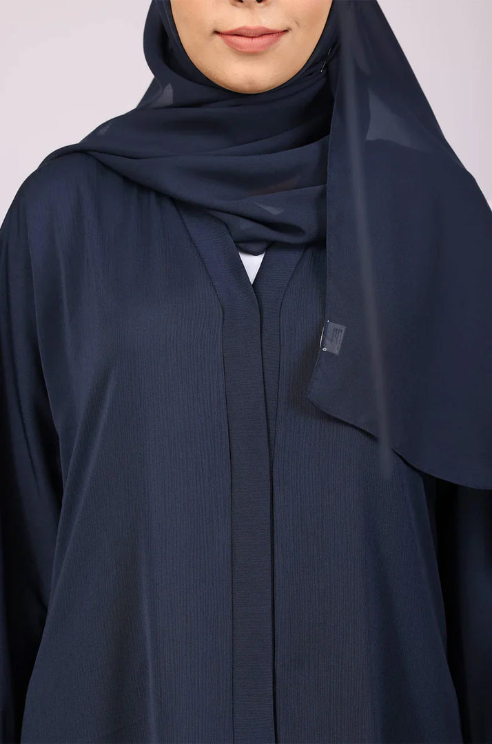 Navy Blue Zoom Abaya