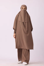 Load image into Gallery viewer, Modest Two-Piece Jilbab Set for Women