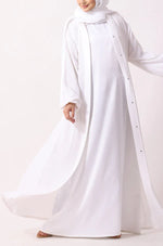 Load image into Gallery viewer, Simple Pleated Abaya