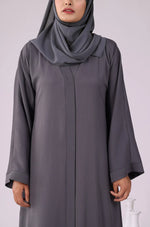Load image into Gallery viewer, Grey Zoom Abaya