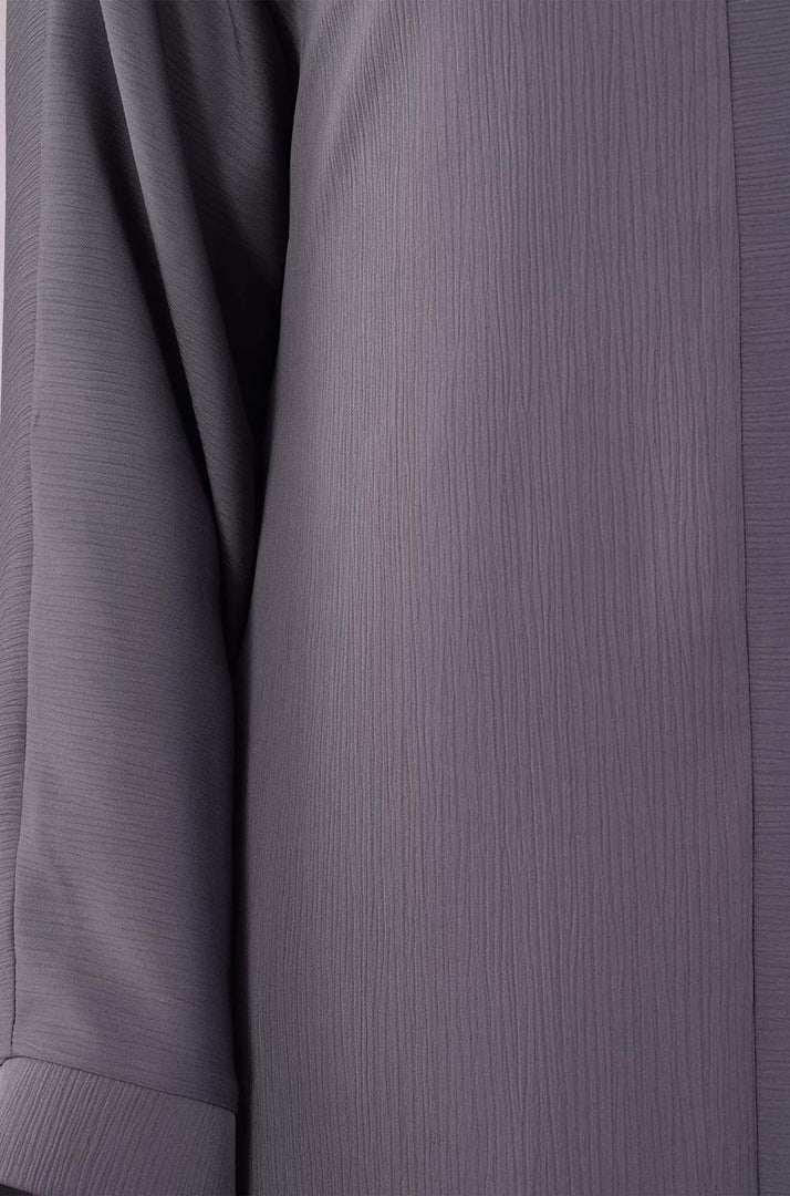 Grey Zoom Abaya